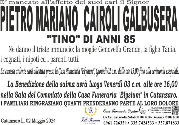 Pietro Mariano Cairoli Galbusera