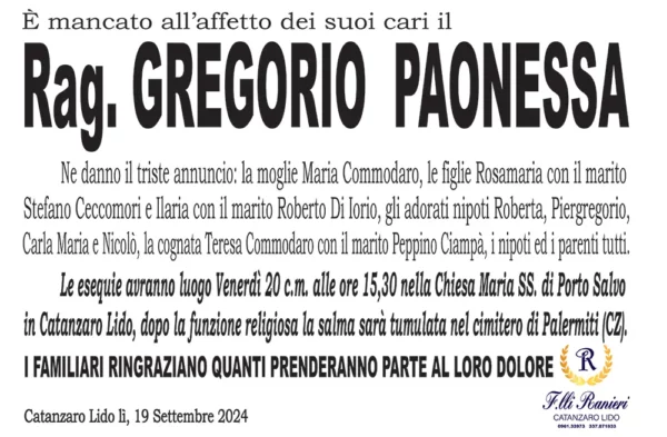 Gregorio Paonessa