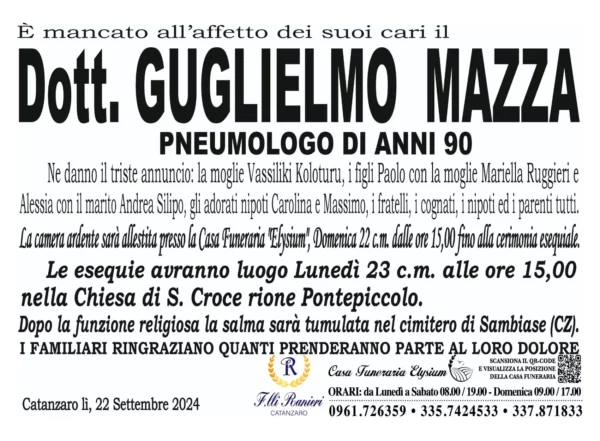 Dott. Guglielmo Mazza