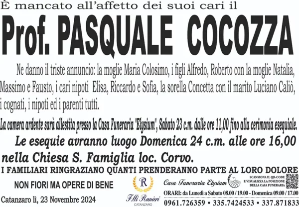 Prof. Pasquale Cocozza
