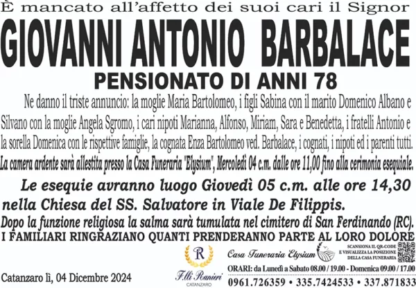 Giovanni Antonio Barbalace
