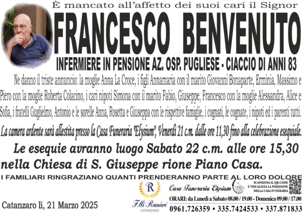 FRANCESCO BENVENUTO