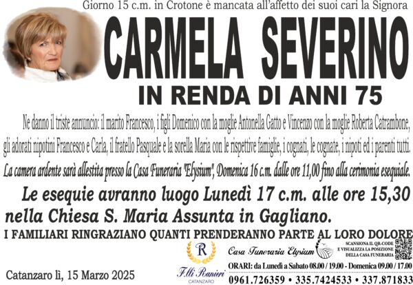 CARMELA SEVERINO