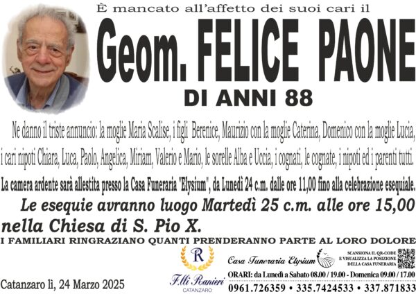 FELICE PAONE