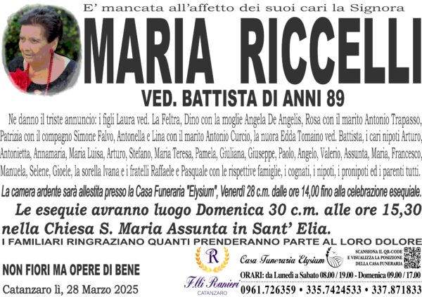 MARIA RICCELLI