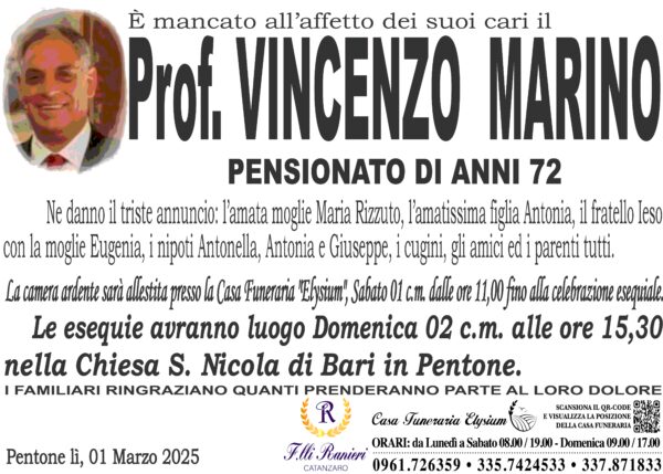 Prof. Vincenzo Marino