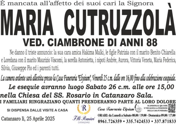 MARIA  CUTRUZZOLA'