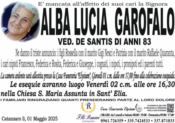 ALBA LUCIA GAROFALO