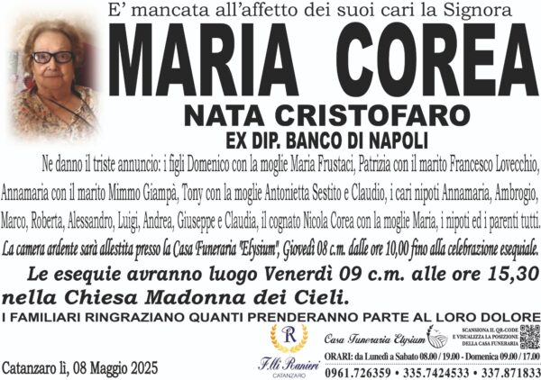 MARIA CRISTOFARO